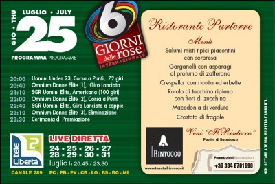 Evento: "6 Giorni delle Rose" - Fiorenzuola