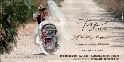 TRATTI D'AMORE "GOLF WEDDING INSPIRATION"