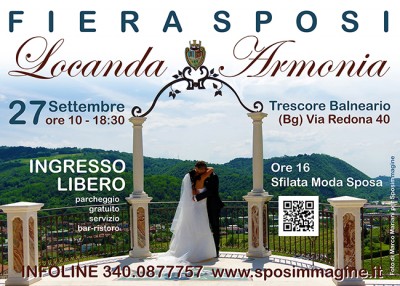 Fiera per gli Sposi alla Locanda Armonia, 27 settembre 2015 Trescore Balneario (Bg)