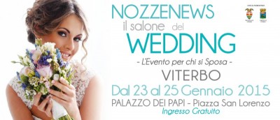 NOZZE NEWS IL SALONE DEL WEDDING  DAL 23 AL 25 GENNAIO 2015